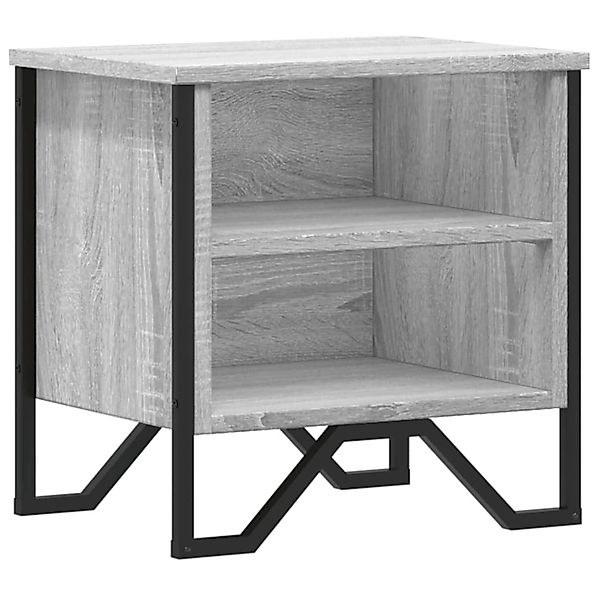 vidaXL Nachttisch Grau Sonoma 40x30x40 cm Holzwerkstoff 848500 günstig online kaufen