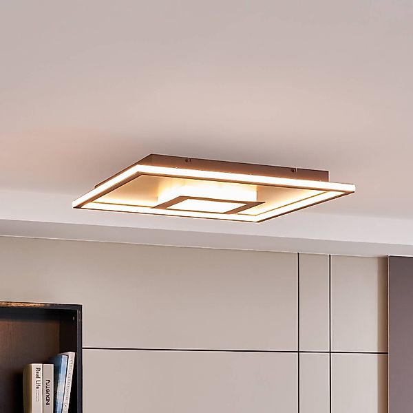 Lindby Pekela LED-Deckenlampe, eckig, 60 cm günstig online kaufen