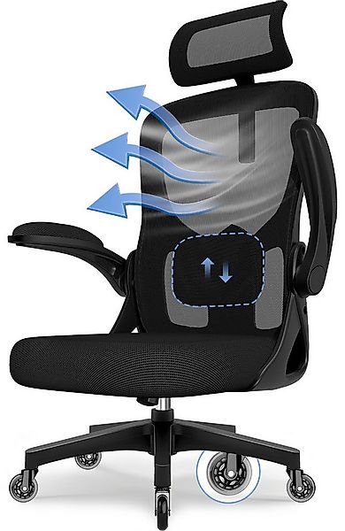 Hiazurm Bürostuhl Bürostuhl, Ergonomischer Schreibtischstuhl, Drehstuhl, Ch günstig online kaufen