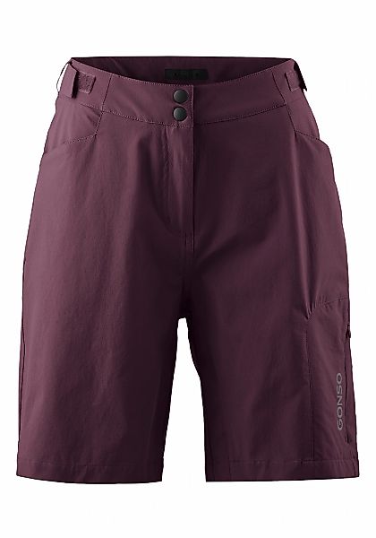 Gonso Fahrradhose "Adventure Shorts W" Damen Radhose mit einknöpfbarer Radu günstig online kaufen