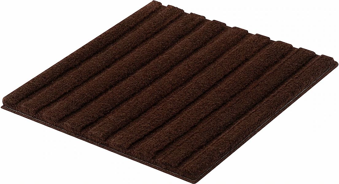 Kleine Wolke Badematte "Cord" Höhe 25 mm rutschhemmend beschichtet fußboden günstig online kaufen