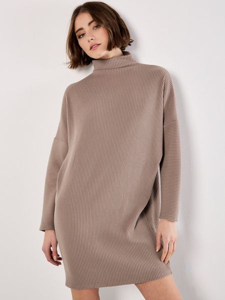 Apricot Strickkleid Cocoon Dress in Rippoptik günstig online kaufen