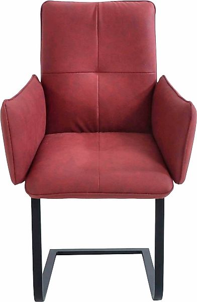 K+W Komfort & Wohnen Freischwinger () Freischwinger, Gestell in Metall schw günstig online kaufen