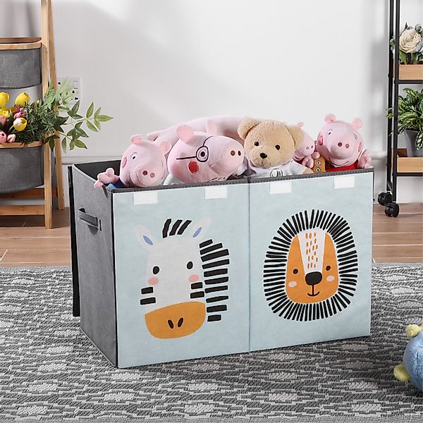 Navaris Aufbewahrungsbox Kinder Aufbewahrungsbox groß - Spielzeug Aufbewahr günstig online kaufen