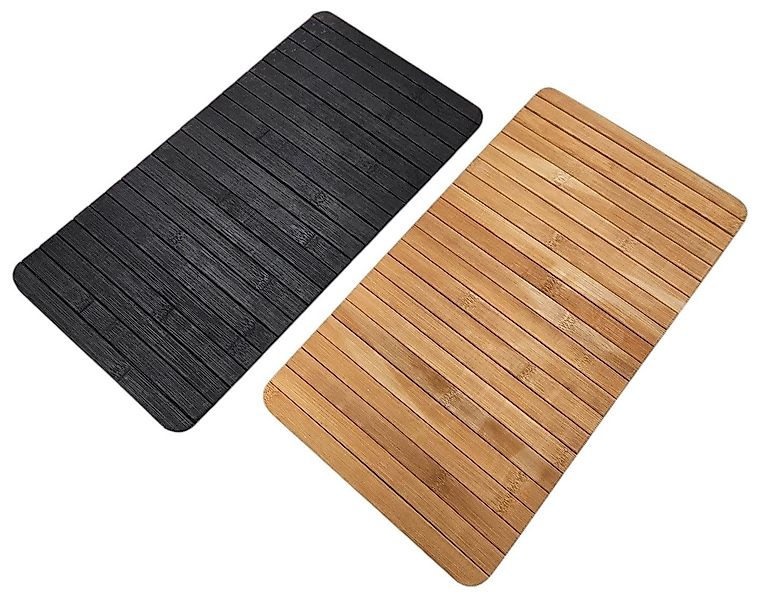 Meinposten Armlehnenschoner Sofatablett flexibel Bambustablett Bambus günstig online kaufen