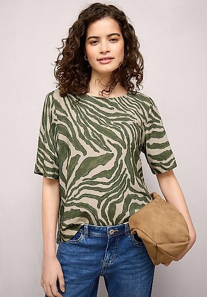 STREET ONE STUDIO Kurzarmbluse aus softer Viskose günstig online kaufen