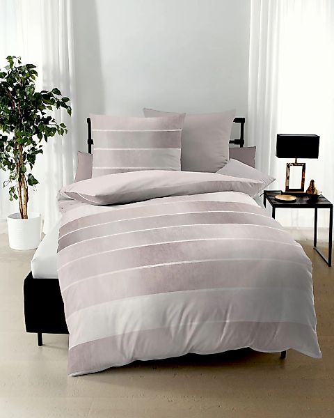 Kaeppel Wendebettwäsche "Timeless" 3 Stk. tlg. mit breiten Streifen günstig online kaufen