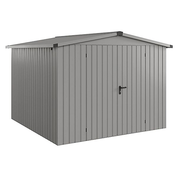 Hörmann EcoStar Gerätehaus Euroline Satteldach 2-flg 285 x 278 cm Graualumi günstig online kaufen