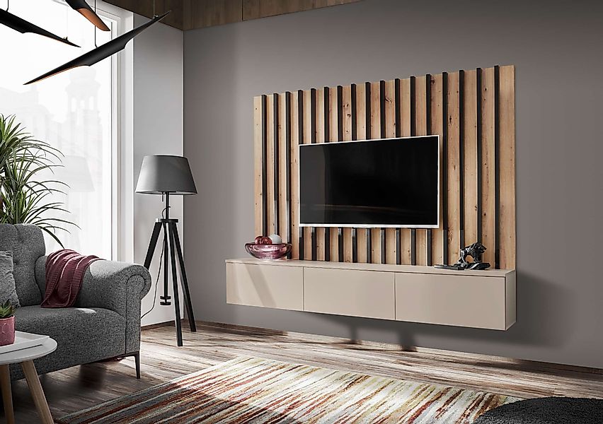 99rooms Wohnwand Vitore II, (Wohnzimmer-Set, Wohnmöbel), günstig online kaufen