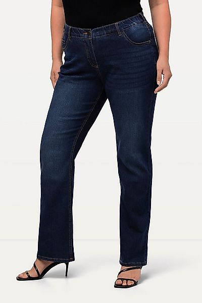 Ulla Popken Funktionshose Jeans Marie Bootcut Komfortbund 5-Pocket-Schnitt günstig online kaufen