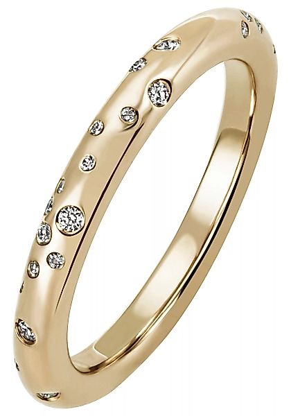 JOBO Diamantring, 585 Gold mit 34 Diamanten günstig online kaufen