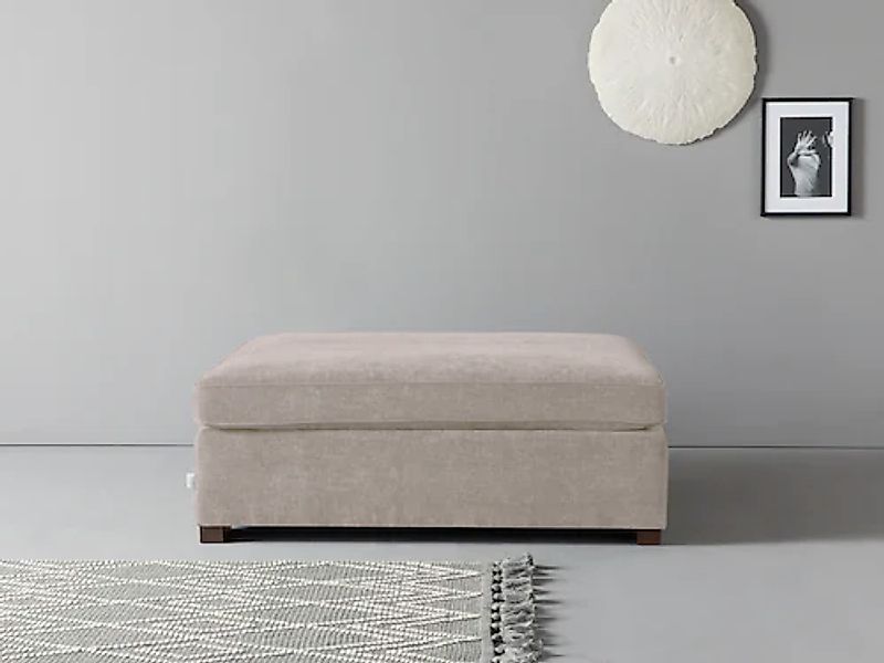 Home affaire Polsterhocker "Skara XXL", Passend zur Serie "Skara XXL". günstig online kaufen