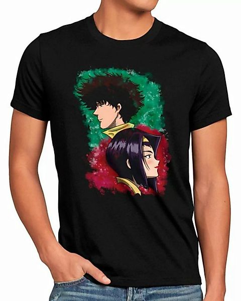 style3 Print-Shirt Herren T-Shirt Look in Space anime manga swordfish cowbo günstig online kaufen
