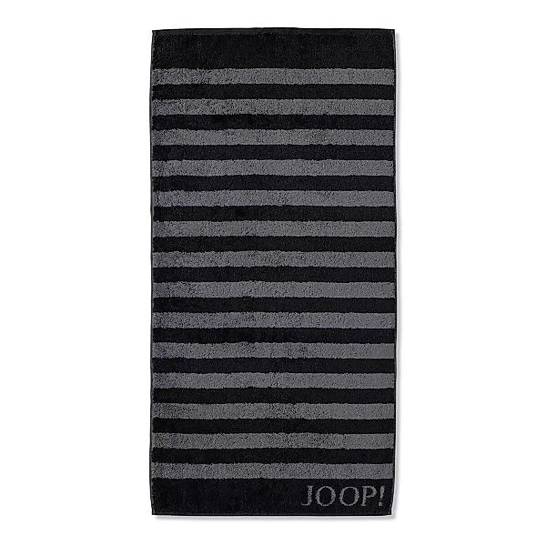 JOOP! Handtücher Classic Stripes 1610 Schwarz - 90 Handtücher schwarz Gr. 8 günstig online kaufen