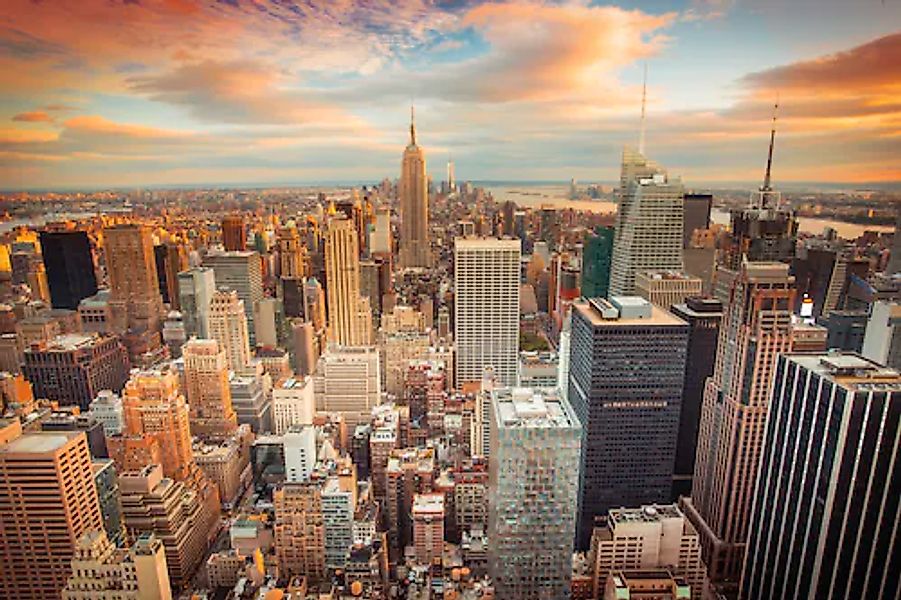 Papermoon Fototapete »Manhattan Midtown« glatt günstig online kaufen