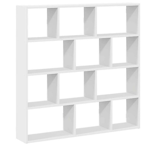 vidaXL Regal Würfelregal 12 Fächer Weiß Holzwerkstoff, 1-tlg. günstig online kaufen