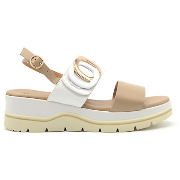 Quuio  Sandalen sandalo in pelle con doppia fascia günstig online kaufen