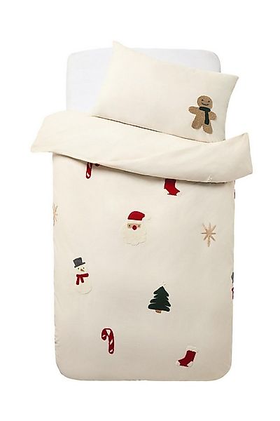 Next Bett-Set Bettbezug und Kissenbezug mit Weihnachtsmotiv, Bezug: Polyest günstig online kaufen