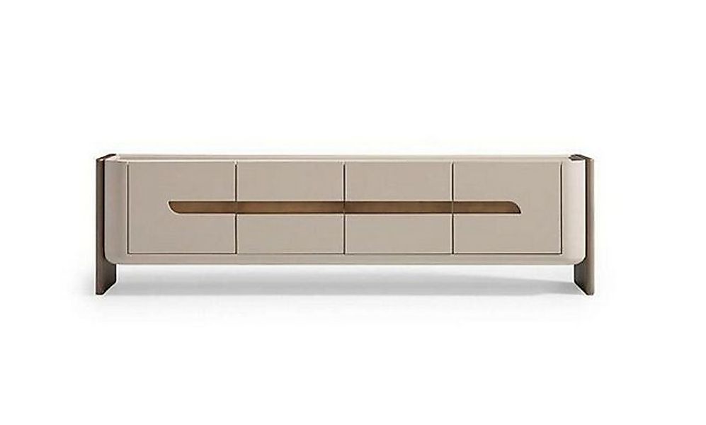 JVmoebel TV-Schrank Sideboard RTV Lowboard TV Ständer Beige Holz Wohnzimmer günstig online kaufen