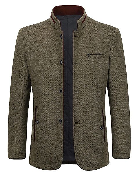 Allthemen Kurzmantel Herren Kurzmantel mit Stehkragen günstig online kaufen