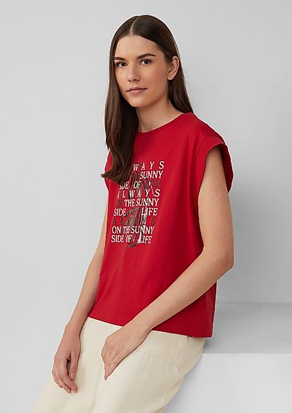 s.Oliver Shirttop T-Shirt im Relaxed Fit günstig online kaufen