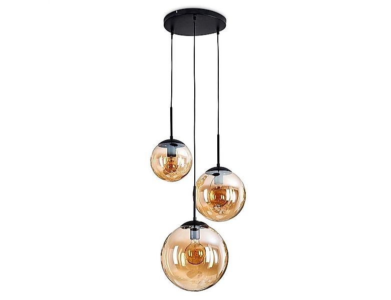 hofstein Hängeleuchte moderne Retro/Vintage Hängelampe aus Metall/Glas in S günstig online kaufen