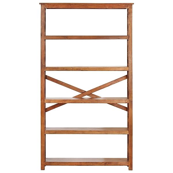 VidaXL Bücherregal 100x30x180 cm Massivholz mit Honigfarbenem Finish günstig online kaufen
