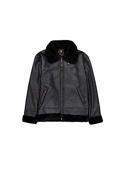 Alpha Industries Lederjacke "B-3 Faux Leather Lederjacke" günstig online kaufen