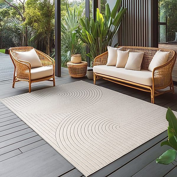 Carpettex Outdoorteppich Skandinavischer 3D Design, Läufer, günstig online kaufen