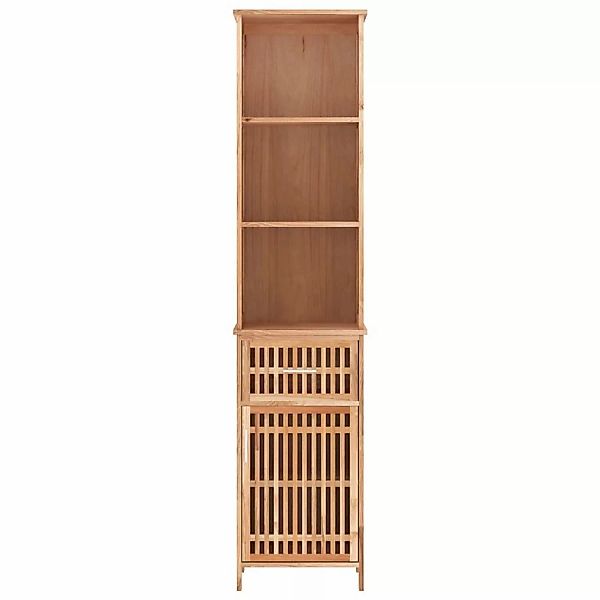 vidaXL Badschrank 42x29x182 cm Massivholz Nussbaum günstig online kaufen