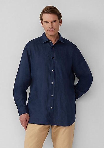 s.Oliver Langarmhemd Regular Fit: Langarmhemd aus Leinen günstig online kaufen