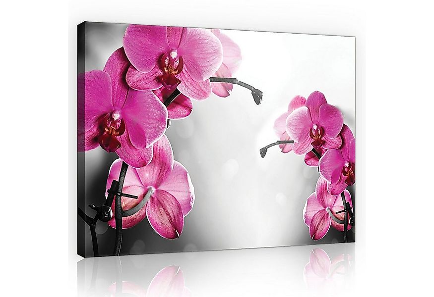 Wallarena Leinwandbild Blumen Schlafzimmer Bilder Wanddekoration Groß XXL W günstig online kaufen