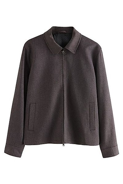 Next Hemdjacke Elegante Twill-Hemdjacke mit Reißverschluss günstig online kaufen