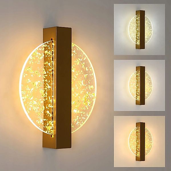 Goeco Wandleuchte Acryl-Wandlampe, 12 W runde günstig online kaufen