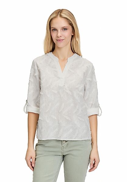 Cartoon Schlupfbluse "Cartoon Damen Casual-Bluse mit Stickerei" günstig online kaufen