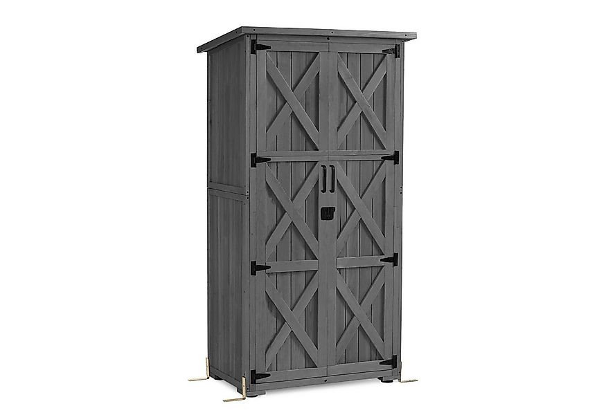 MCombo Gerätehaus M MCombo Gartenschrank Gartenhaus 0878, Gartenhaus Klein günstig online kaufen