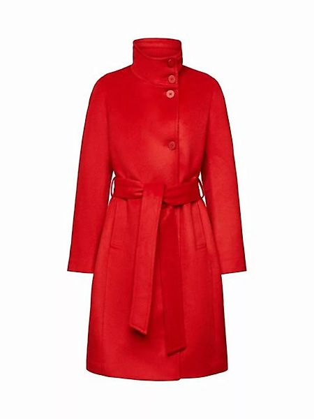 Esprit Collection Wollmantel Recycelt: Mantel aus Wollmix mit Kaschmir günstig online kaufen