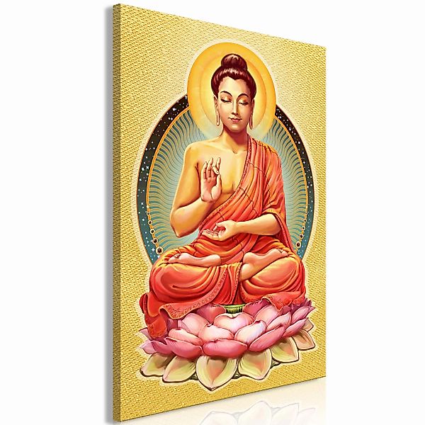 Wandbild - Peace of Buddha (1 Part) Vertical günstig online kaufen