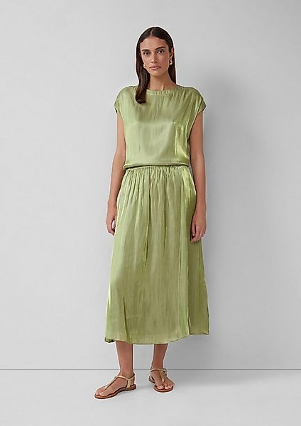 s.Oliver Midirock Rock Glänzender Midirock mit Elastikbund günstig online kaufen