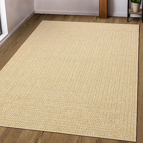 OTTO home Teppich "Aliv, Fischgräten-Design auch für Balkon und Terrasse" r günstig online kaufen