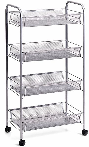 Zeller Present Rollwagen "Mesh" mit vier Ablagekörbe, Höhe 83,5 cm günstig online kaufen