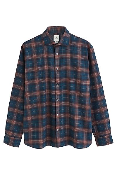 Next Flanellhemd Angerautes, kariertes Flanellhemd aus günstig online kaufen