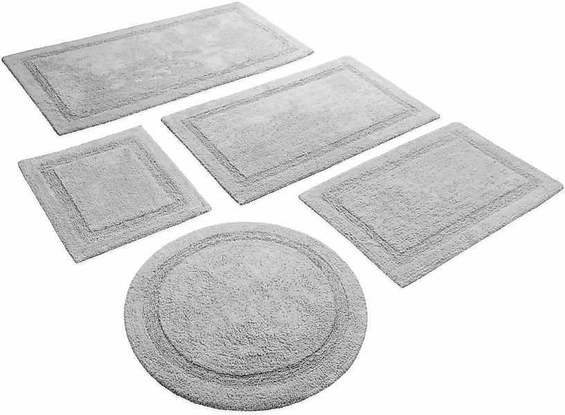 Wecon home Basics Badematte "Knut" Höhe 20 mm waschbar, rutschfest, strapaz günstig online kaufen