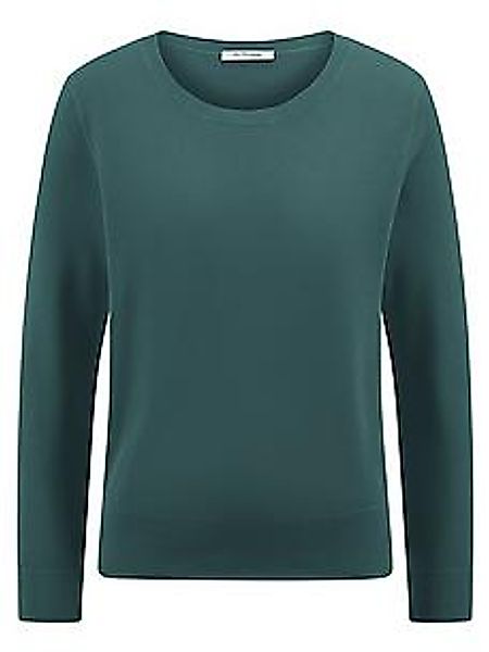 Rundhals-Pullover Peter Hahn türkis günstig online kaufen