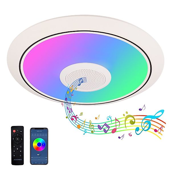 JDONG LED Deckenleuchte Dimmbar mit Bluetooth günstig online kaufen