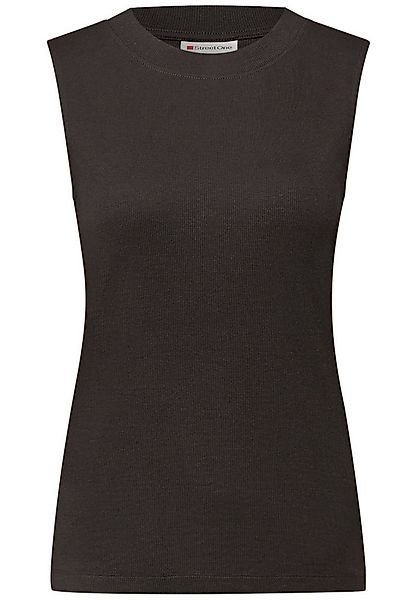 STREET ONE T-Shirt basic rib top günstig online kaufen