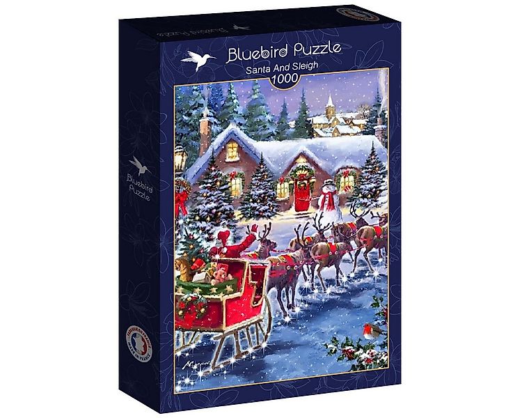 Bluebird Puzzle Puzzle Santa And Sleigh, Puzzleteile günstig online kaufen