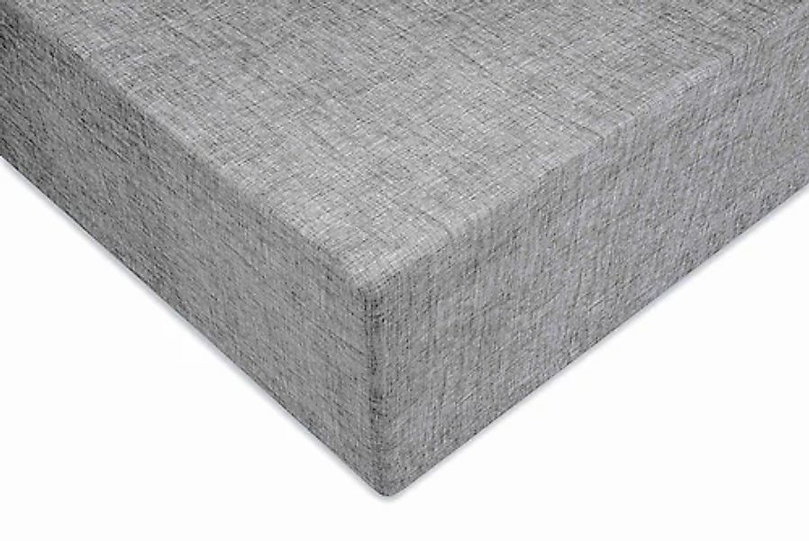 ZO HOME Spannbettlaken »Lino«, Laken aus 100% Baumwolle, Linen-look Print, günstig online kaufen