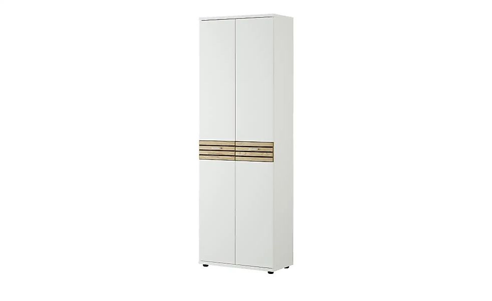 Garderobenschrank  Linea ¦ weiß ¦ Maße (cm): B: 70 H: 208,2 T: 42.5 Schränk günstig online kaufen