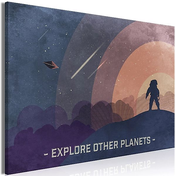 Wandbild - Explore Other Planets (1 Part) Wide günstig online kaufen